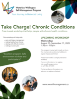 Take Charge Chronic Disease- ONLINE WORKSHOP- August 13, 2025